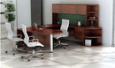 Escritorio ejecutivo en "U" Tahoe TH9 con credenza superior