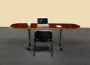 Training Classroom Tables By Maverick: Black Post Legs w/ Casters MMLEGTRBC