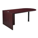 Boss Bullet Mahogany Desk 71" W x 35" D