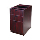 Boss Deluxe Mahogany Pedestal-Full, Box/Box/File, 15.5"W x 22"D x 28.5″H