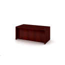 Boss Bow Front Desk Shell, Mahogany  71″W x 36/41″D x 29.5″H