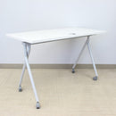 Boss Flip Top Training Table, White