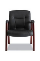 Alera Madaris Leather Guest Chair - Product Photo 2