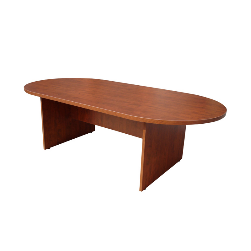 Hon Racetrack Table Boss Long Race Track Conference Table, Cherry