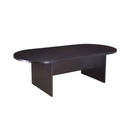 Boss Long Race Track Conference Table, Mocha