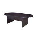 Boss Long Race Track Conference Table, Mocha