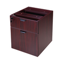 Boss 2 Pedestal colgante - 3/4 cajón/archivo, Caoba