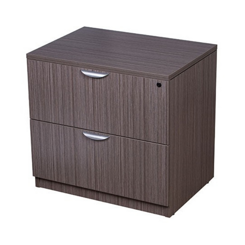 Boss 2-Drawer Driftwood Lateral File