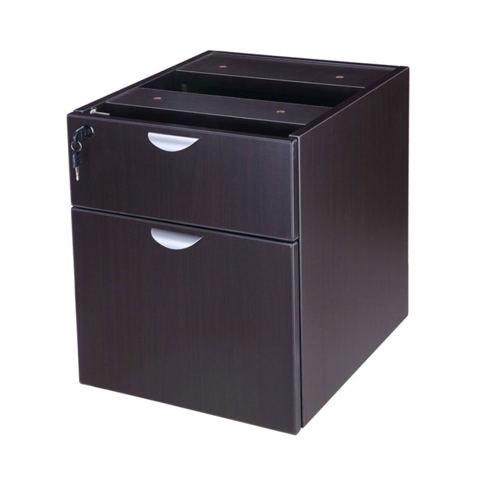 Boss File Box Boss 2 Hanging Pedestal-3/4 Box/File, Driftwood