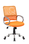 Boss Mesh Back W/ Pewter Finish Task Chair