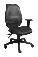 Boss - Ergonomic Black Computer Chairs w/ Seat Slider or Adjustable Arms model