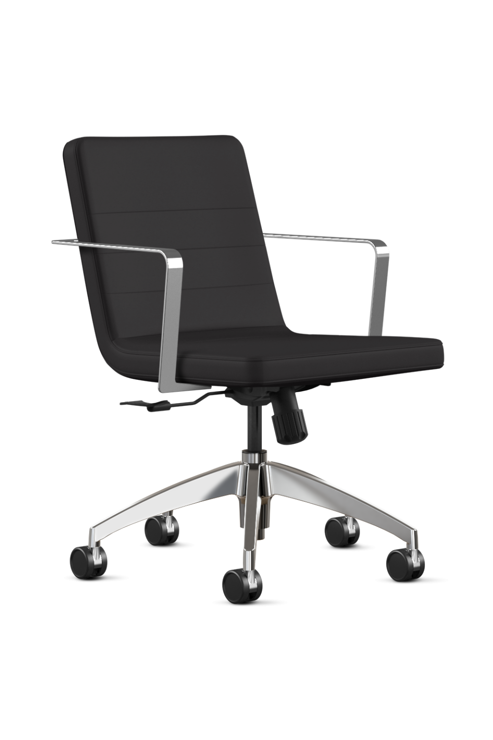 9 to 5 @Once Black Vinyl Mid Back Conference Chair (245)