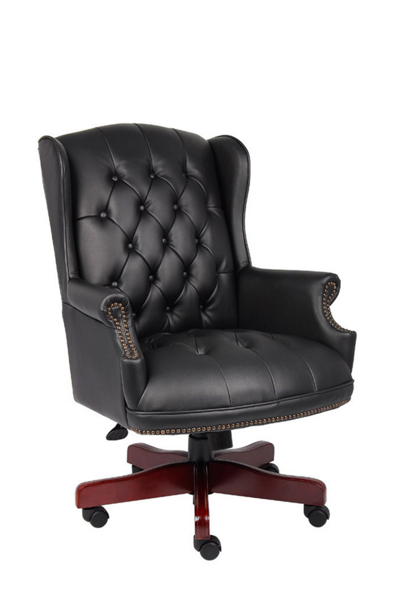 Boss executive leather online budget chair