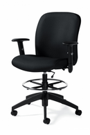 Global Truform Medium Back Drafting Stool - Product Photo 2