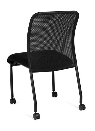 Offices To Go Armless Mesh Back Guest Chair