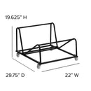 FLASH Hercules Sled Base Stack Chair Dolly - RUT-188-DOLLY-GG