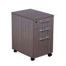 Boss Simple System Mobile Pedestal Box/Box/File, Driftwood or White