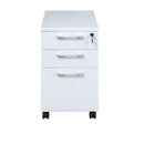 Boss Simple System Mobile Pedestal Box/Box/File, Driftwood or White