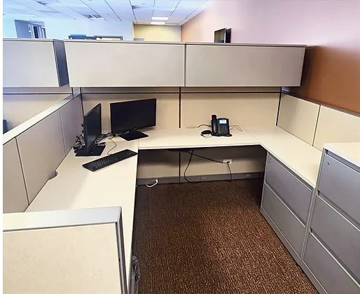 USED Steelcase Gray Cubicles (Multiple Sizes)