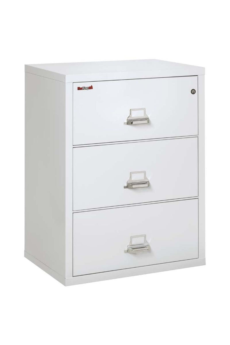 FireKing 3 Drawers Lateral 31" Wide Classic High Security Lateral File Cabinet - 3-3122-C