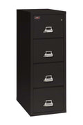 FireKing 4 Drawers Letter 31" Depth 2 Hour Vertical High-Security File Cabinet - 4-1956