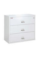 FireKing 3 Drawers Lateral 44" Wide Classic High Security Lateral File Cabinet - 3-4422-C