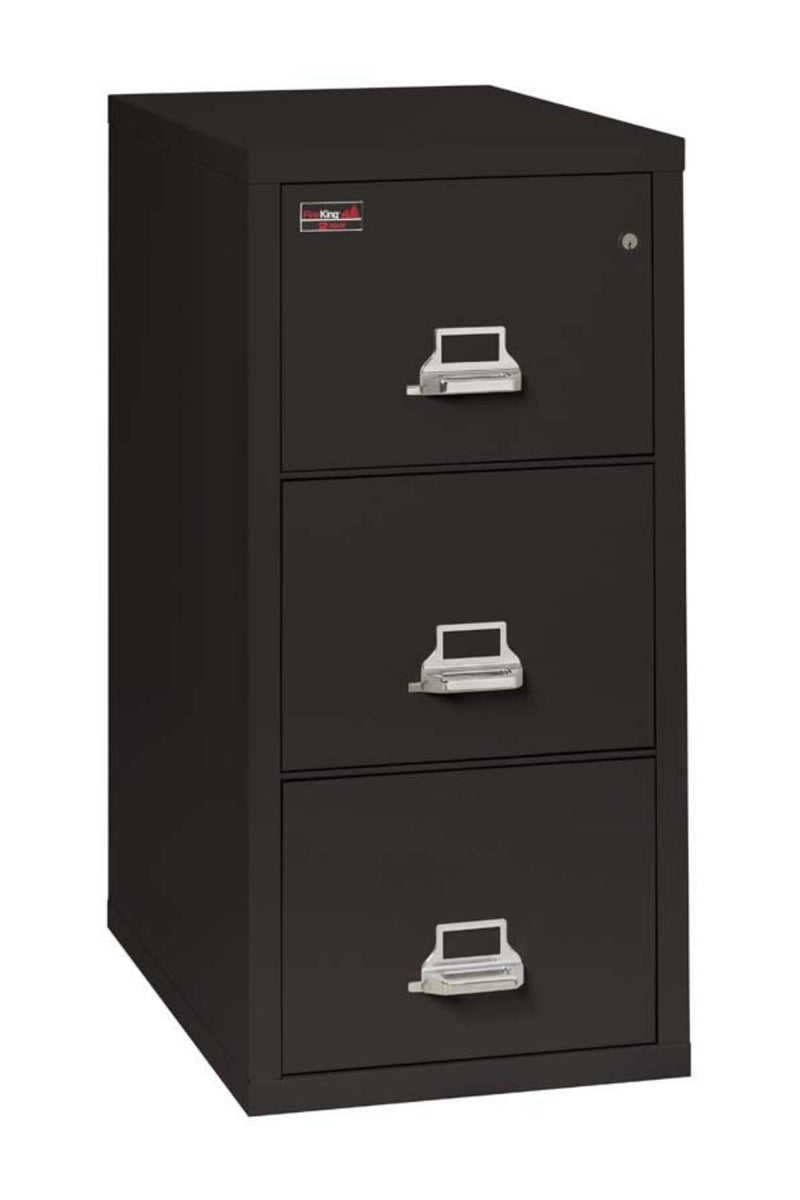 FireKing 3 Drawers Legal 31" Depth 2 Hour Vertical High-Security File Cabinet - 3-1943-2