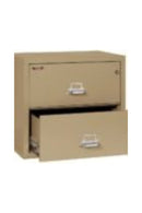 FireKing 2 Drawers Lateral 31" Wide Classic High Security Lateral File Cabinet - 2-3122-C