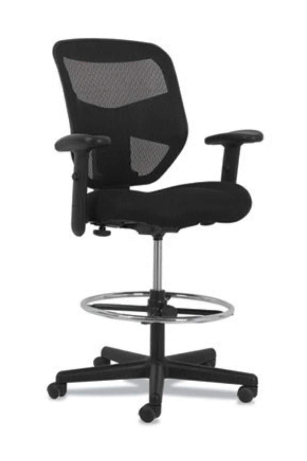 HON Prominent High-Back Task Stool - Black