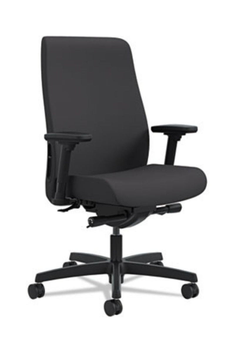 HON Endorse Upholstered Mid-Back Work Chair (Black Color)