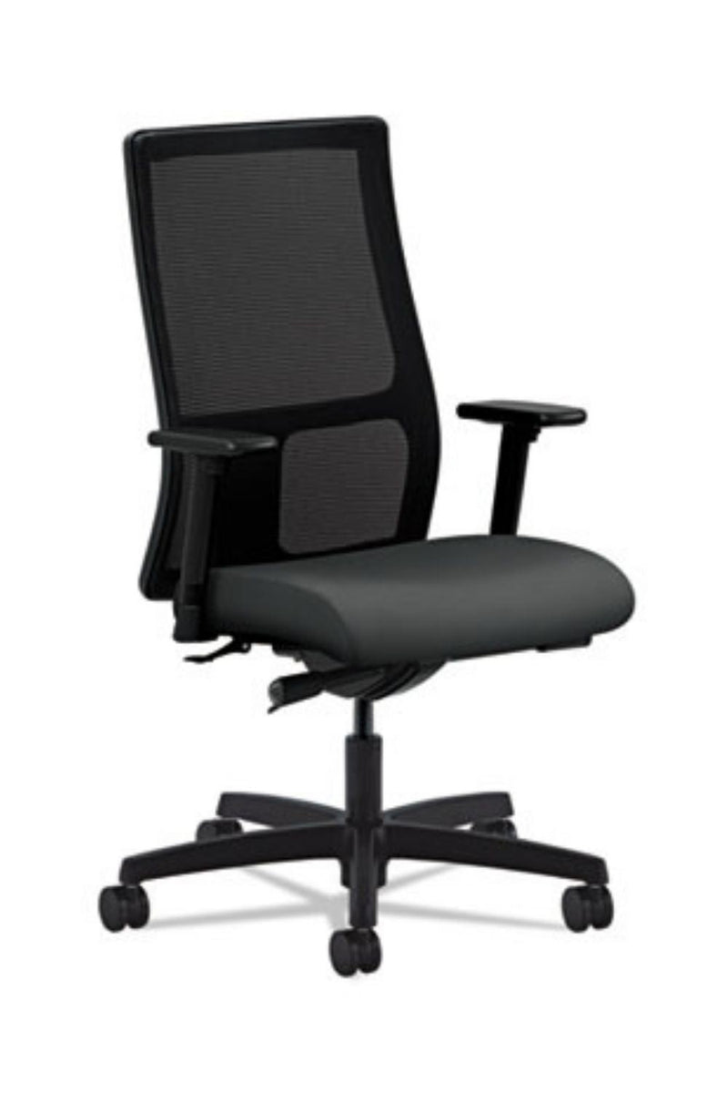 HON Ignition 2.0 Black 4-Way Stretch Mesh Back and Seat Task Chair, Supports Up to 300 Pound