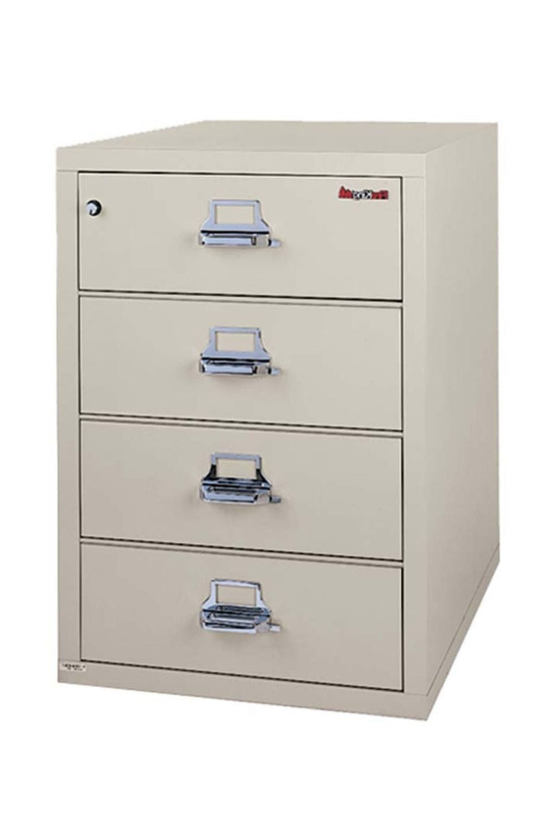 FireKing 4 Drawers Card, Check and Note Files - 4-2536-C
