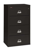 FireKing 4 Drawers Lateral 31" Wide Classic High Security Lateral File Cabinet - 4-3122-C