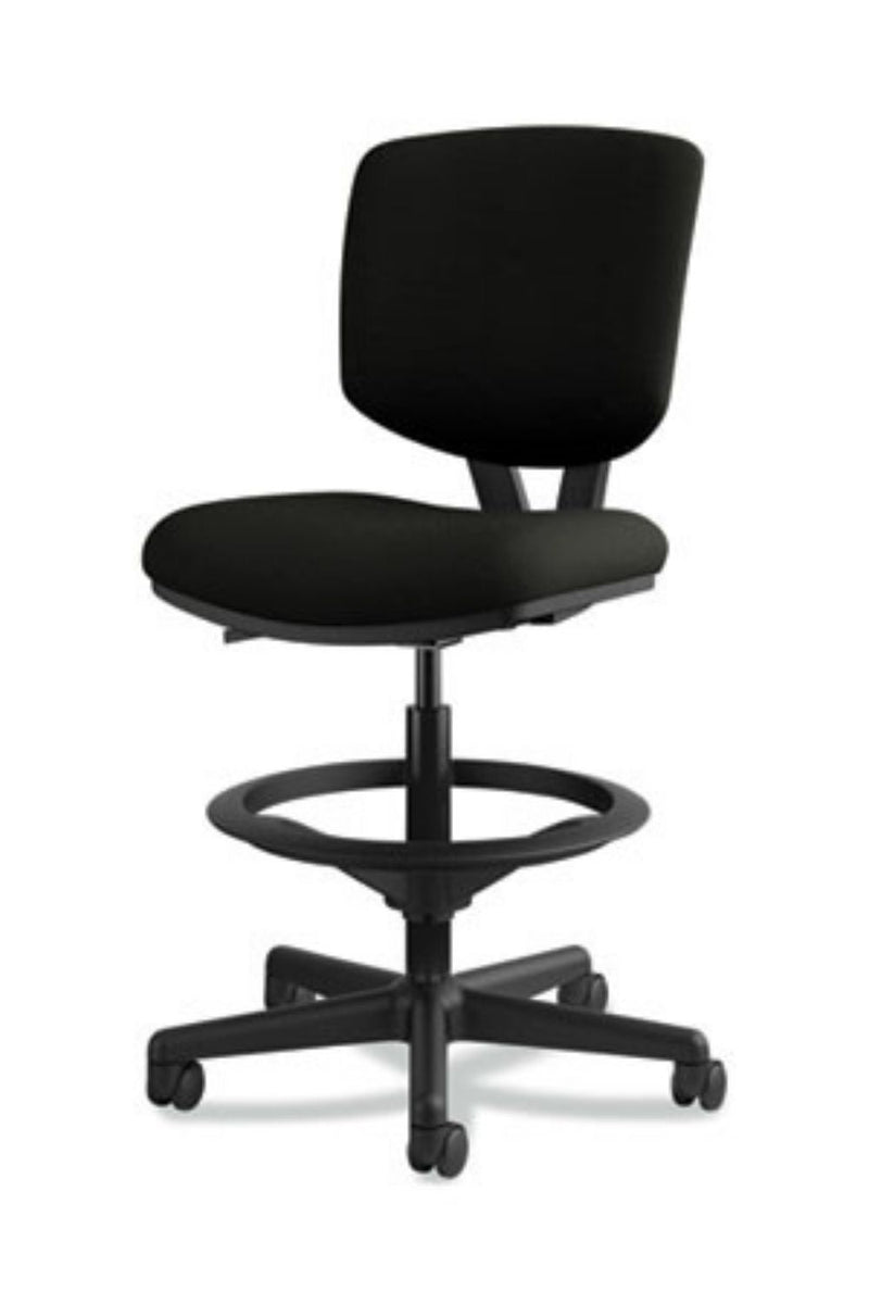 HON Volt Series Leather Adjustable Task Stool - HON5705SB11T