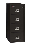 FireKing 4 Drawers Letter 25 - 25-Inch Deep High-Security Vertical File - 4-1825-C