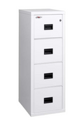 FireKing 4 Drawers Let/Leg. 22" Depth Turtle - Space-Saving Vertical File Cabinet - 4R1822-C