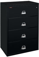 Black Used Fireproof File Cabinet