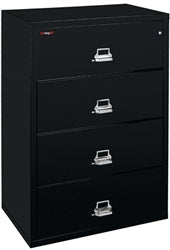 Black Used Fireproof File Cabinet