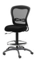 DRAFTING CHAIR-MESH-BLK 9106