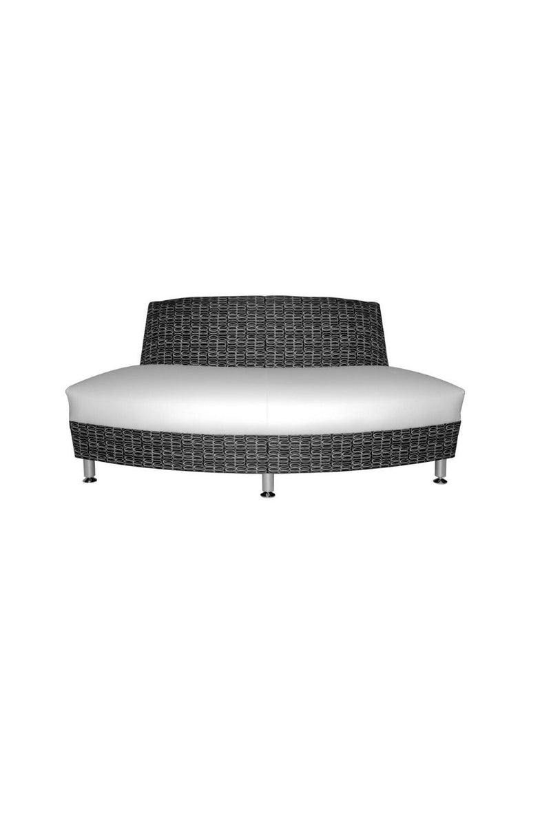 High Point Accompany Metal Legs 60° Outside Facing Loveseat - 5965MET-OF