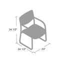 Sillón de Visitas de Cuero Boss B9529