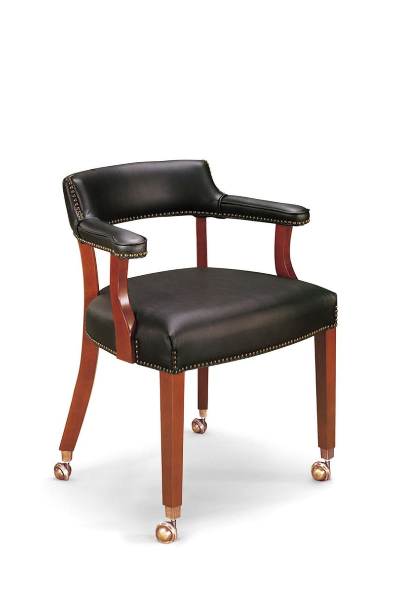 Black Leather Chair Product Photo 1