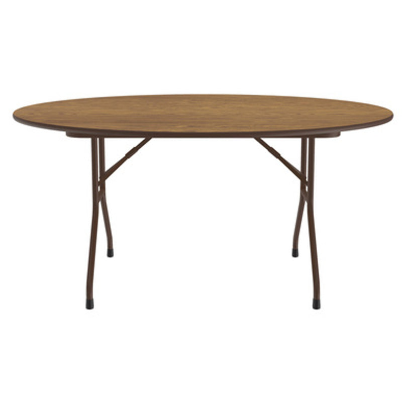 Office Source Melamine Folding Tables | Round Folding Table - 60" - CF60MR