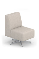 Sillón sin brazos giratorio High Point Eve con base de retorno - 5807