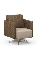 Sillón de oficina Eve con reposabrazos y base giratoria de High Point - 5809