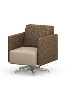 Sillón de oficina Eve con reposabrazos y base giratoria de High Point - 5809