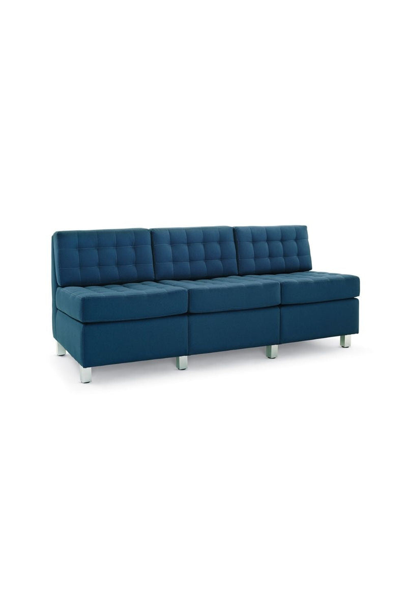 High Point Himalaya Wood Legs Armless Sofa - 156