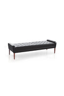 High Point Himalaya Wood Legs Three-Seat Bench - 158