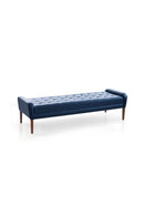 High Point Himalaya Wood Legs Three-Seat Bench - 158