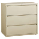 Office Source Steel Lateral File Collection Archivador lateral de 3 cajones, 42" de ancho - OSL3DRW42